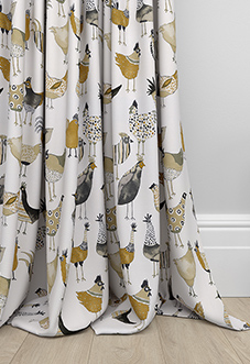 Harriet, Graphite - Made to Measure Curtains